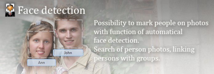 Face detection support